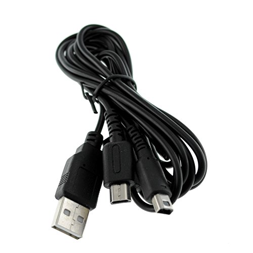 SATKIT Cable Cargador USB Dual para NDSLITE/NDSI/DSI XL/3DS
