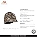 First Lite Catalyst Brim Beanie - Warm Fleece Camo Hunting Hat - First Lite Darkwater - Medium