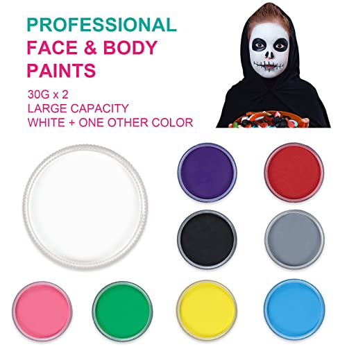 FLYISH DIRECT Face Paints for Children 2 x 30g - Image 2