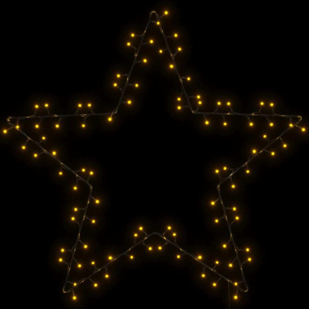 Homgoday Éclairage de Noël, silhouette d'étoile, 115 LED, blanc chaud, décoration de fenêtre, pour Noël, anniversaire, fête, mariage