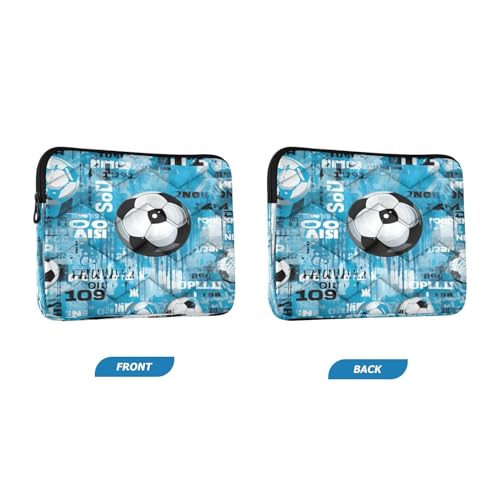 Funda impermeable para laptop 13-14 pulg azul miniatura 2