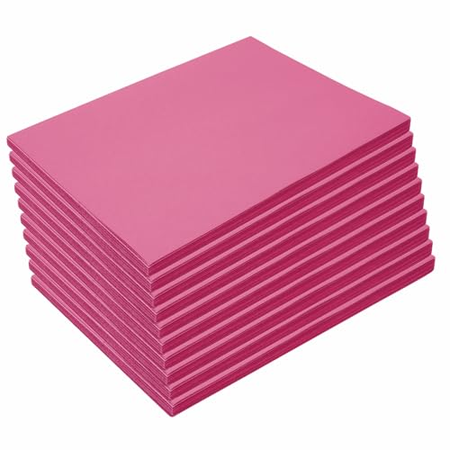 Colorations 9 x 12 Mediumweight Hot Pink Construction Paper - 500 Sheets Bulk Pack Art Paper Arts and Crafts School Supplies Drawing Coloring Painting 3D Art Paper