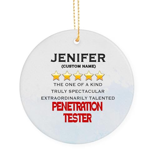 Retirement Penetration Tester Appreciation Ornament, Birthday, for Penetration Tester Gift, Coworker, Friends Keepsake Christmas Ornaments