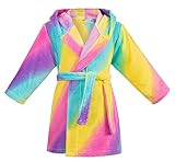 Simplicity Kinder Jungen Mädchen Badehülle mit Gürtel und Taschen, niedliches Kapuzen-Design, 12 Monate - 12 Jahre, Garnelen Rot, 4-6 Jahre