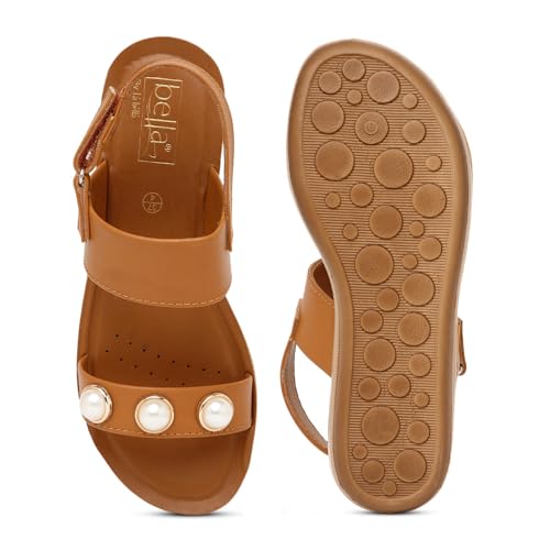 Image of BELLA Women Fashion Platform with Back Strap Black Sandal | Durable | Stylish | Comfortable | Slip Resistant | Lightweight and Breathable
