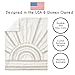 Sweet Jojo Designs 4-Piece Baby Crib Bedding Set (Boho Chic Sun Cotton) for Boys or Girls, Infants/Nursery incl. Blanket, Fitted Sheet, Skirt, Diaper Stacker (Neutral, Modern Farmhouse, Ivory, Shabby)