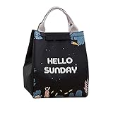  Tomedeks bolsa de hielo de trabajo, viaje, picnic, escuela, almuerzo, duradera, impermeable, caja de almacenamiento, almuerzo, bolsa de tela, unisex