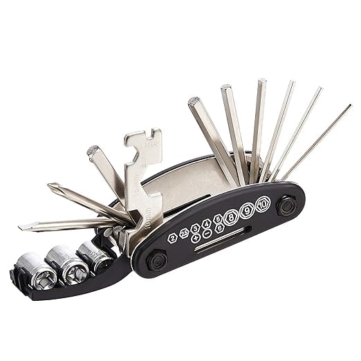 ShopBridge Cycle 16 in 1 Cycle Tool kit Multi-Purpose Mountain Cycle Repair Tool kit Allen Key Spoke Cycle Tool kit Set All Cycle
