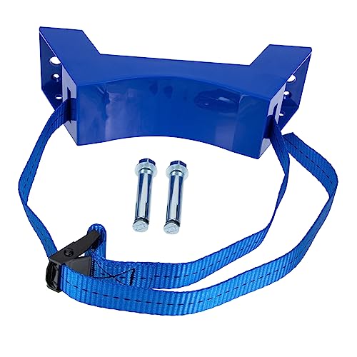 CHILDWEET 1 Set Cylinder Nitrogen Tank Bracket Clamp Nitrogen Tank Holder Gas Cylinder Holder HVAC Refrigerant Wall- Mounted Gas Cylinder Propane Cylinder Wall Gear Blue Polypropylene Tape