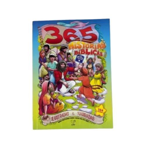 Livro Infantil 365 Histórias Bíblicas Ilustradas e Narradas – CPP Editora (2024)