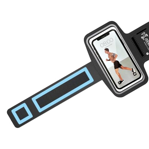 Image of Cockatoo AB01- Adjustable Sports Arm Band, Waterproof Anti Sweat PU Material, Black