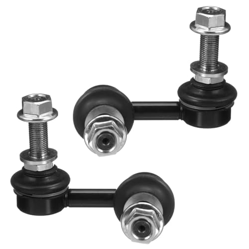 Image of Detroit Axle - 6pc Front End Suspension Kit for INFINITI G37 Q50 EX35 Q60 EX37 QX50, 2 Upper Control Arms with Ball Joint Assembly 2 Outer Tie Rods 2 Sway Bar Links Replacement