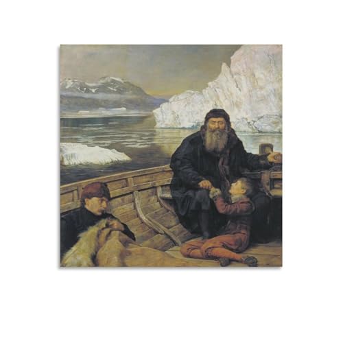 Poster The Last Voyage of Henry Hudson John Maler 40x40 cm
