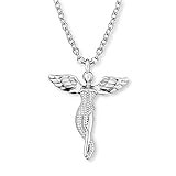 halskette schutzengel silber MODERNE DAMENKETTE - Das zeitlos schöne Halskettchen in Kombination mit dem feinen Schmuckanhänger lässt sich perfekt mit anderem hochwertigen Schmuck kombinieren - ein Must-Have für jede moderne Frau