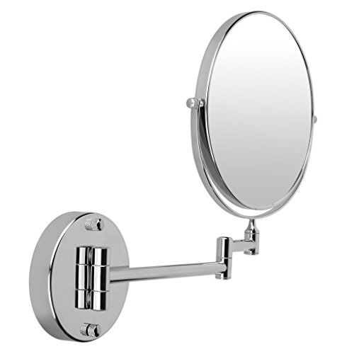Excelvan Magnification 8 Inch Double-Sided Swivel Wall Mount Makeup Mirror (10X) - Thumbnail 6