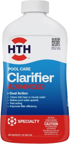 Image of HTH 67067 Swimming Pool Care Clarifier Advanced - Crystal Clear Water in 24 Hours (Pack of 6)