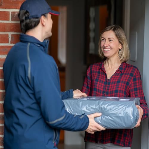 Große Versandtaschen, extra stark, grau, 61 x 91,4 cm