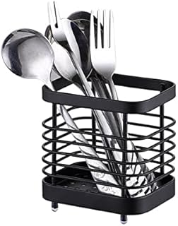ANHORTS Sink Caddy, Kitchen Sink Organisers, Cutlery Drainer for Kitchen Utensil, Stainless Steel Sink Tidy, Rust Proof Sponge Caddy
