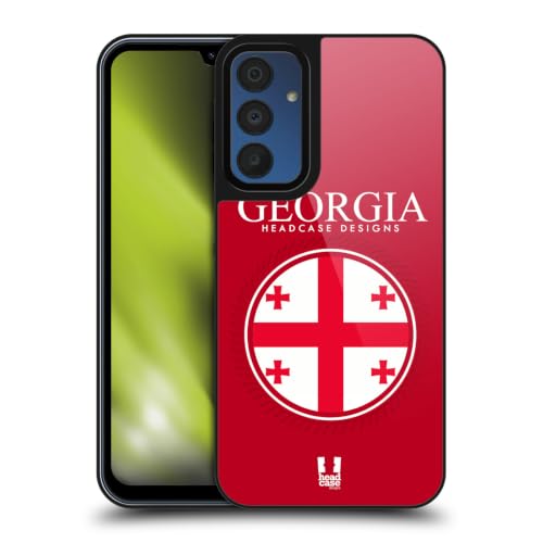 Protection de qualité militaire Samsung A15 coque renforcée motif Géorgie