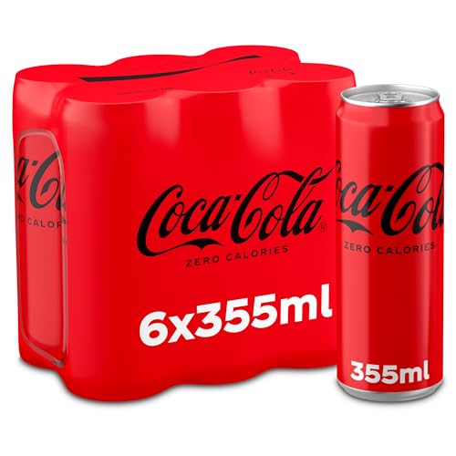 مشروب غازي بدون سعرات حرارية من كوكا كولا، علبة 355 مل، عبوة...