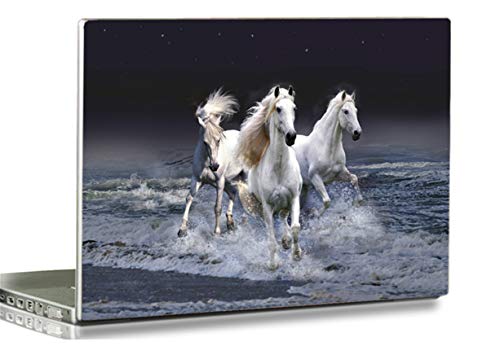HYUTOTA Laptop Stickers Decal,12 13 14 15 15.6 inches Netbook Laptop Skin Sticker Reusable Protector Cover Case for Toshiba Hp Samsung Dell Apple Acer Leonovo Sony Asus Laptop Notebook (Running Horse)