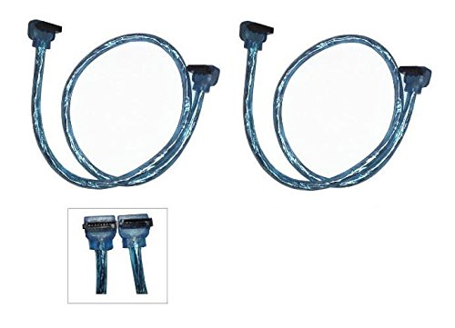 Cable SATA III redondo premium 18 pulgadas azul 2 unidades
