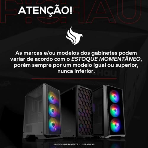 PC Gamer Mancer, Ryzen 7 5700G, Vega 8, 16GB DDR4, SSD 240GB, HD 1TB, Fonte 400W 80 Plus glide