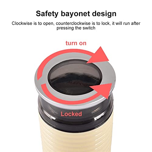 SXLCKJ Kaffeemühle Elektrische Kaffeemühle Edelstahlklinge Kaffeebohnenmühle Getreidemühle Geschenk (Zerkleinerer… – Bild 7