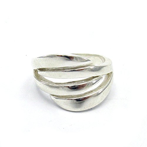Bague en argent massif 925 Empress R001397 le cadeau idéal gravé d'amour