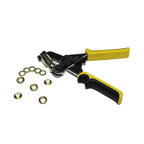 4# (10.5mm) Yellow Iron Grommet for Mini Hand Press Grommet Machine(500pcs)