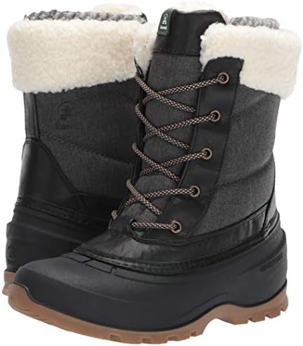 Kamik Women's Snow Boots Shoe, Black, 7 | Image 7