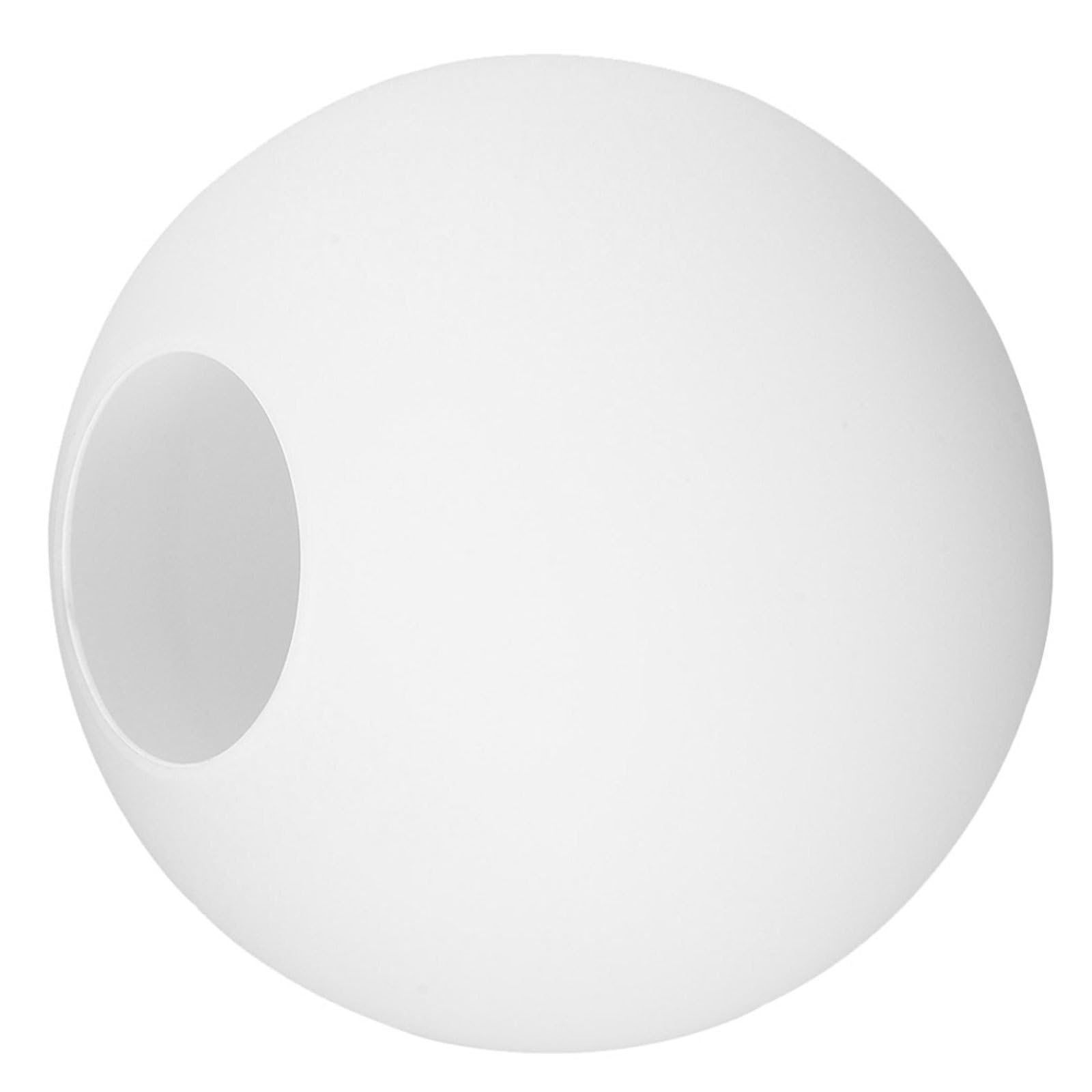 Pantalla de Vidrio Esmerilado Esférica Lechosa con Soporte 3,54 Pulgadas