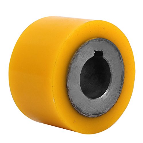 Aexit 80mm x 30mm x 50mm Polyurethane Pinch Roller Rolling Wheel for Woodworker (351e17659deaa30336fd581dbfc2daf8)