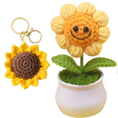 ミニひまわりプリザーブドキーホルダー