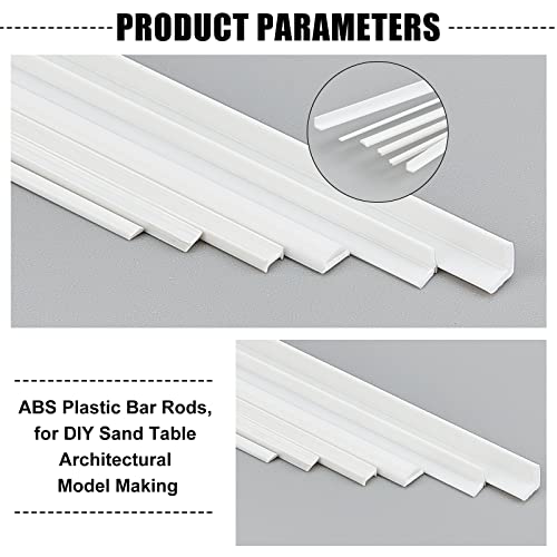 Barres ABS blanc OLYCRAFT pour fabriquer des structures de table de sable - 4