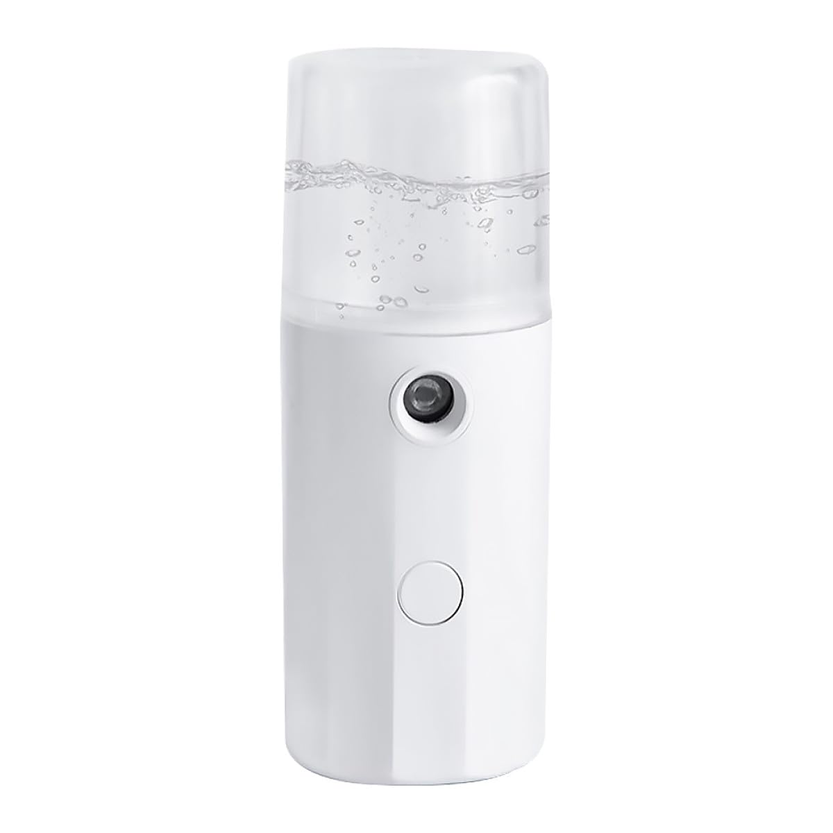 USB Rechargeable Nano Facial Mist Sprayer, Cool Mist Hydrating Face Mister for Skin Care, Portable White Facial Moisturizing Spray Device for Indoor and Outdoor Use