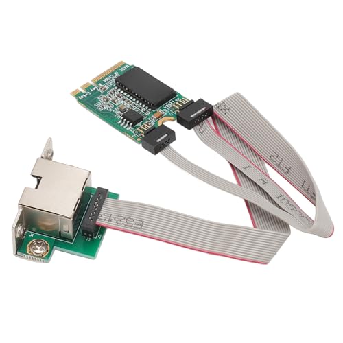 Jiawu Tarjeta de Red Ethernet Gigabit con Chipset Integrado, Transferencia 1000 100 10Mbps y Soporte IEEE 802.3, M.2 AE con Puerto RJ45 y Jumbo Frame miniatura 4