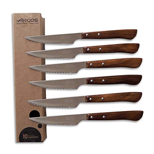 Arcos Lot de 6 couteaux à viande | Boîte en carton | Recyclable