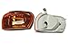 ATEX Front Amber Corner Light Lamp Cases for SUBARU Impreza GC8 WRX STI 1997~2000