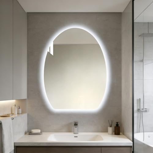 Miroir de salle de bain LED éclairage intégré C 40x60cm