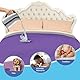Catalonia Classy wasserdichte Decke für Bett Intimität, Liebesdecke Wasserdicht, Paar Decke für Erwachsene, Wasserdicht Antifouling Inkontinenz-Decke (XL 203x152cm, Lila/Dunkelgrau)