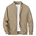 Produktbild MAGCOMSEN Herren Bomberjacke Übergangsjacke College Jacket Fliegerjacke Polyester Jacken für Männer Leicht Blouson Multi Taschen Armeejacke Feldjacke Khaki L (Etikett: XL)
