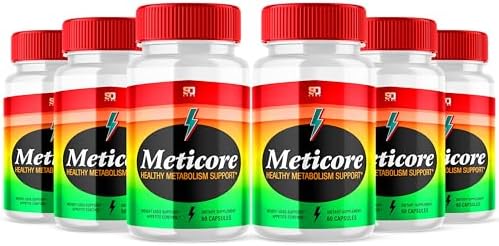 (6 Pack) Official Meticore Weight Management Metabolism Supplement Pills Reviews Prime Manticore Pill Booster, Meti Core, Meticore Advanced Formula Support Capsules, Meticore Supplement (360 Capsules)