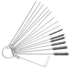 Carburateur Naalden Borstels Schoonmakende Kit Vuil Straal Verwijderen Fit Voor Motorfiets Jet Clean Tool