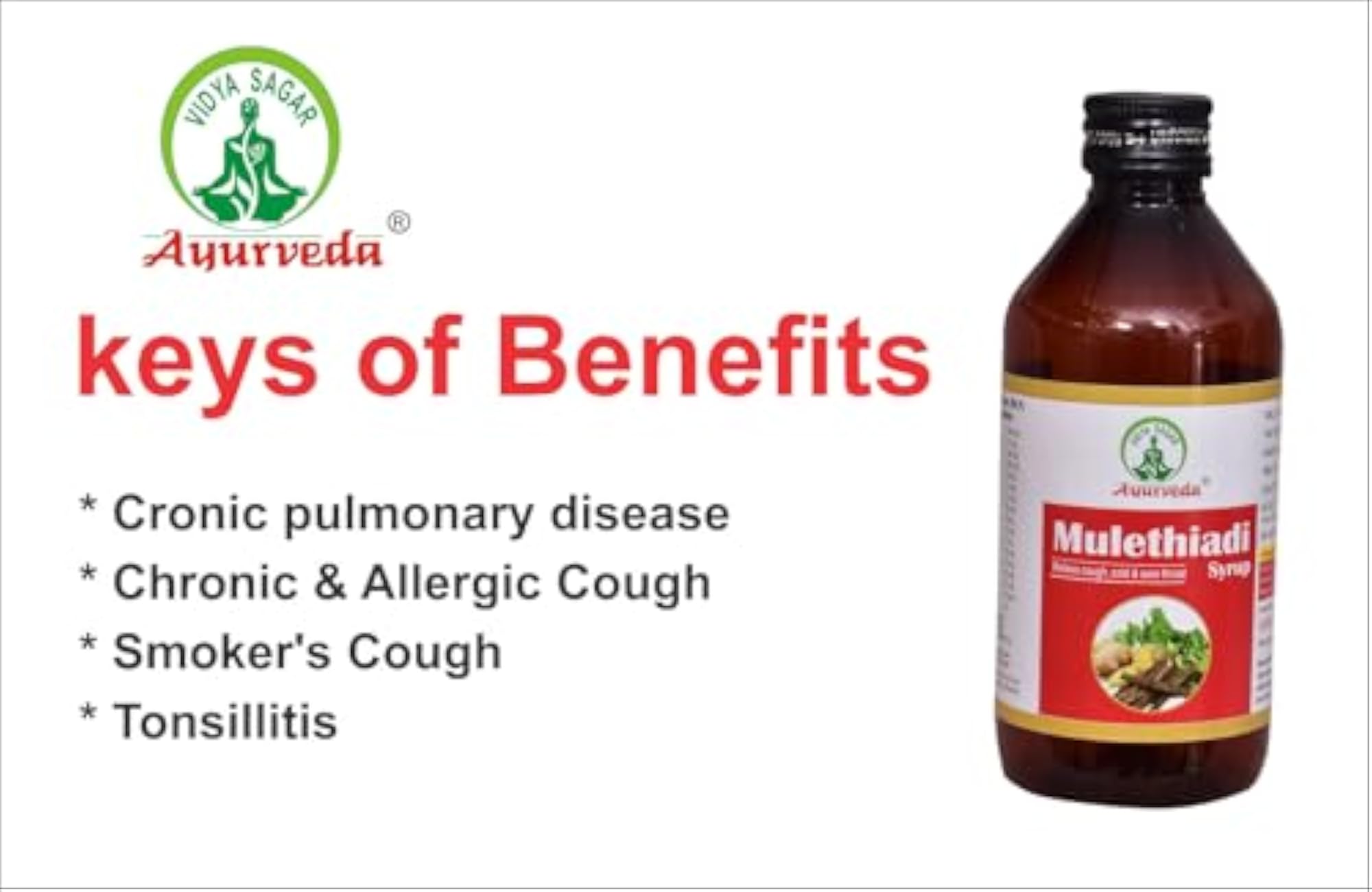 Mulethiadi Syrup 200ml for Chronic Cough Relief
