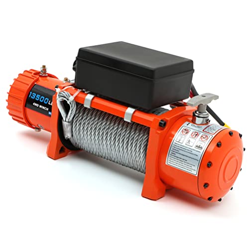 Winche eléctrico durable 13500Ibs 12V cable acero miniatura 3