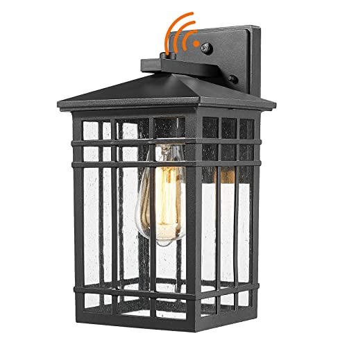 Rosient Dusk to Dawn Outdoor Wall Lantern,Exterior Wall Mount Light, 1-Light Outdoor Wall Lighting...
