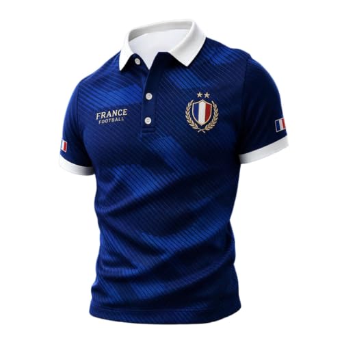 Polo homme manches courtes, haut classique pour le bureau et les loisirs décontractés