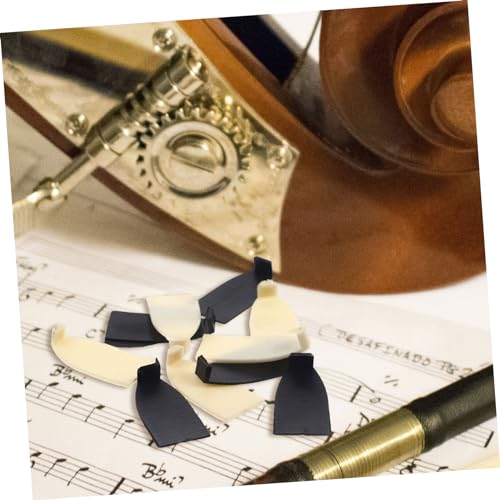 GLSTOY 20 Pcs Cello Bow Pieces Cello Bow Fittings Cello Accessories Violin Bow Tips Stringed Instruments Parts Violin Bow Repair Parts Violinist Violin Accessories Cello Tips Plastic