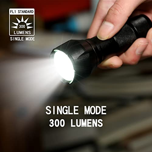 Kunhe 2 Pack Single Mode Flashlights For Kids Cob Led Car Flashlight Set Bright Small Pocket Flashlights Compact 300 Lumens Flash Lights #TOP2